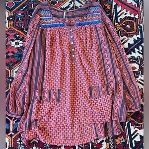 Free People beaded tunic top